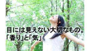目には見えない大切なもの。アロマテラピーで「気」の不調を改善する。